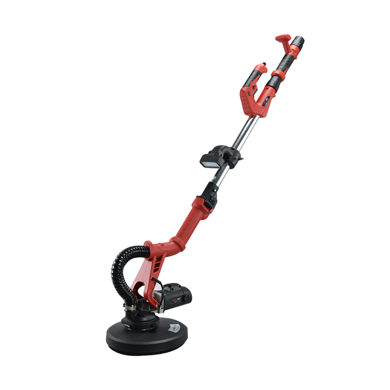 2315 Series 225mm Foldable Drywall Sander with Extension Pole, Round & Triangle Pads