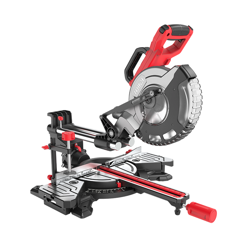 9801 Series 8-Inch 210mm Double-Bevel Sliding Miter Saw with Shadow Line